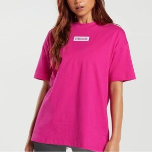 Gymshark oversized block tee